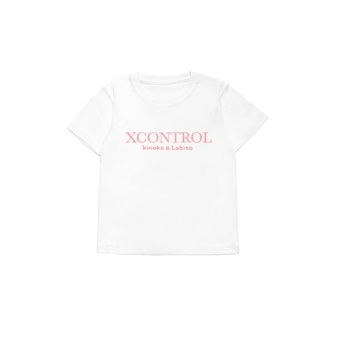 XCTRLx香菇妹聯名大集合童短T-白
