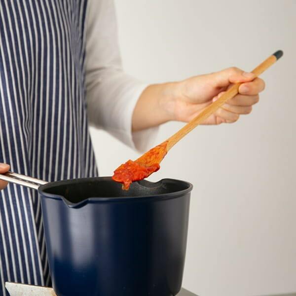 栗原晴美-調理用木湯匙(小)海軍藍