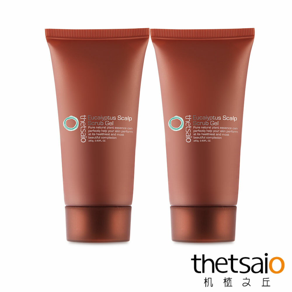 【thetsaio機植之丘】尤加利葉頭皮去角質凝膠80g(2入)