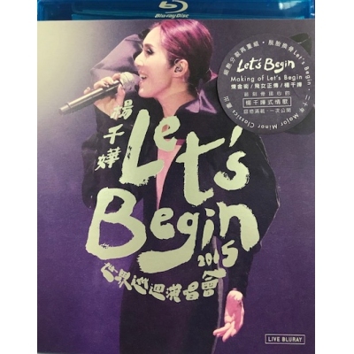 楊千嬅 Miriam Yeung -Let's Begin Concert 2015 世界巡迴演唱會 Live (Blu-ray)
