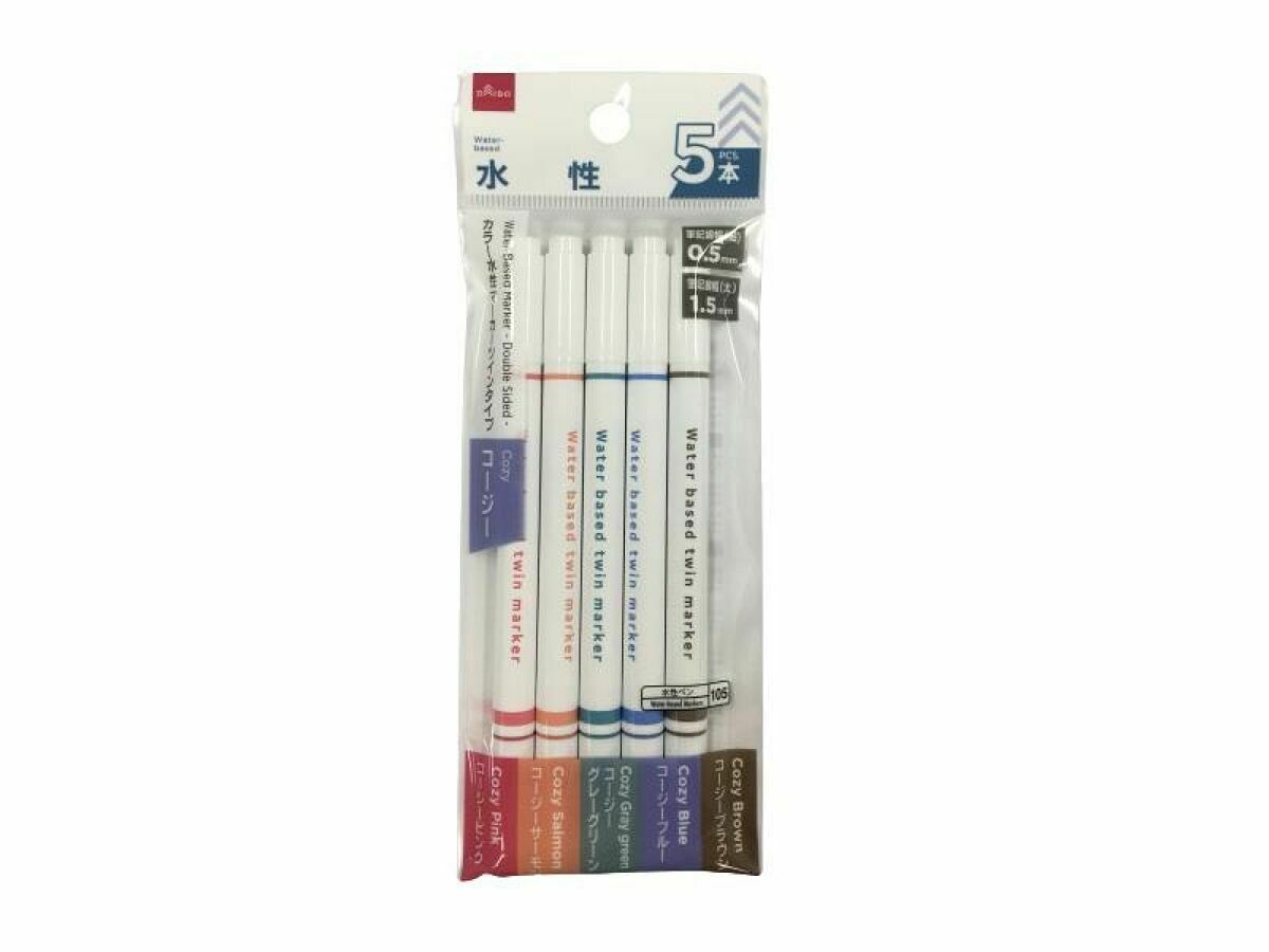 雙頭水性筆/5入