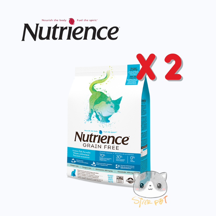 Nutrience GRAIN FREE Ocean Fish Cat Food 2.5kg(5.5lbs) x 2