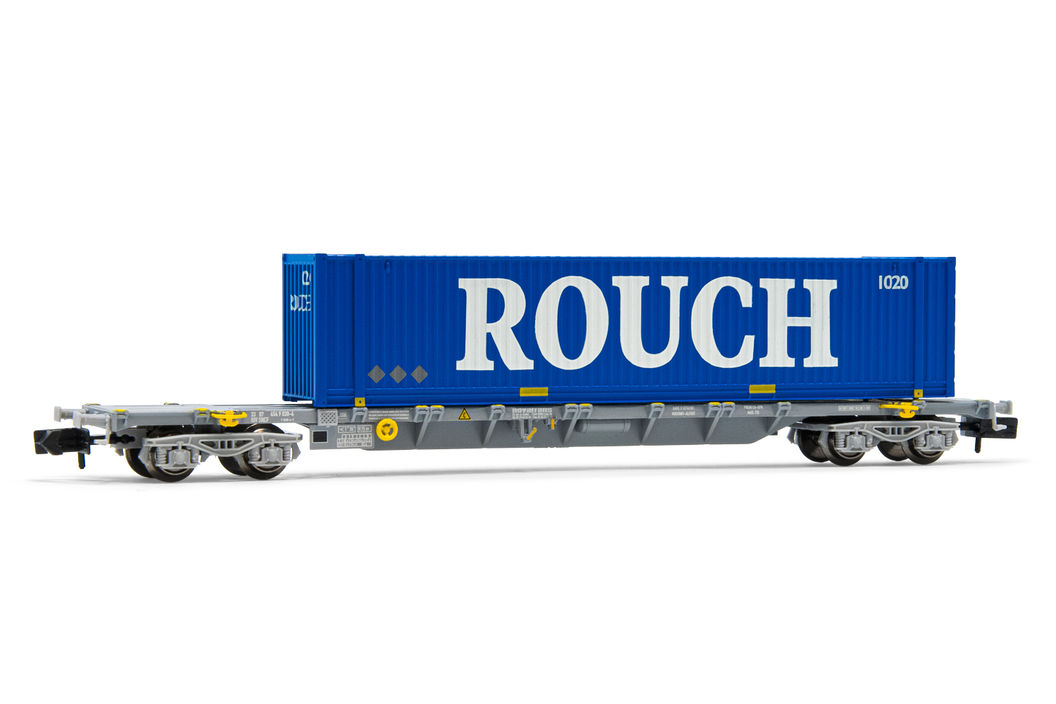 Arnold HN6531 N scale SNCF Era VI 60' container wagon loaded with 45' container