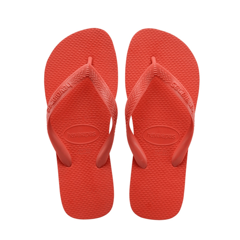 Havaianas 哈瓦仕 拖鞋 夾腳拖 基本素色款 巴西 紅色 男女 4000029-5778U [台灣現貨]