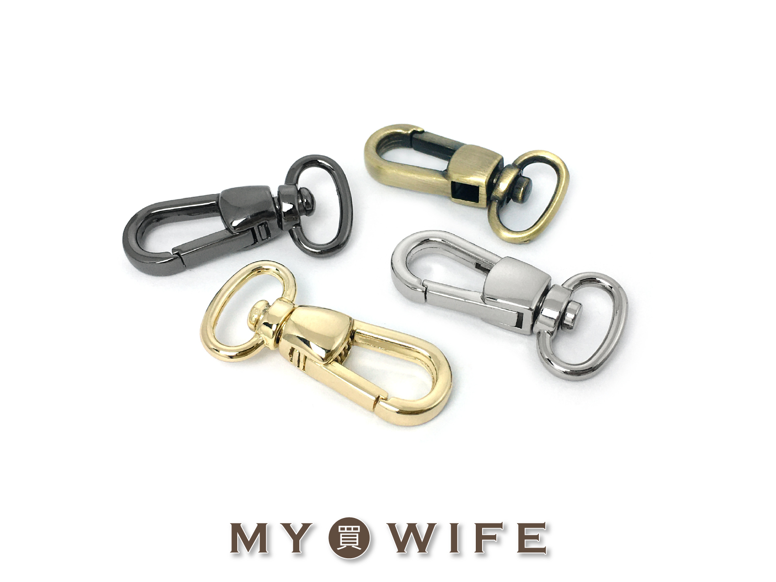 4分(12mm)合金勾-4色【GY-2433/CY-0225】