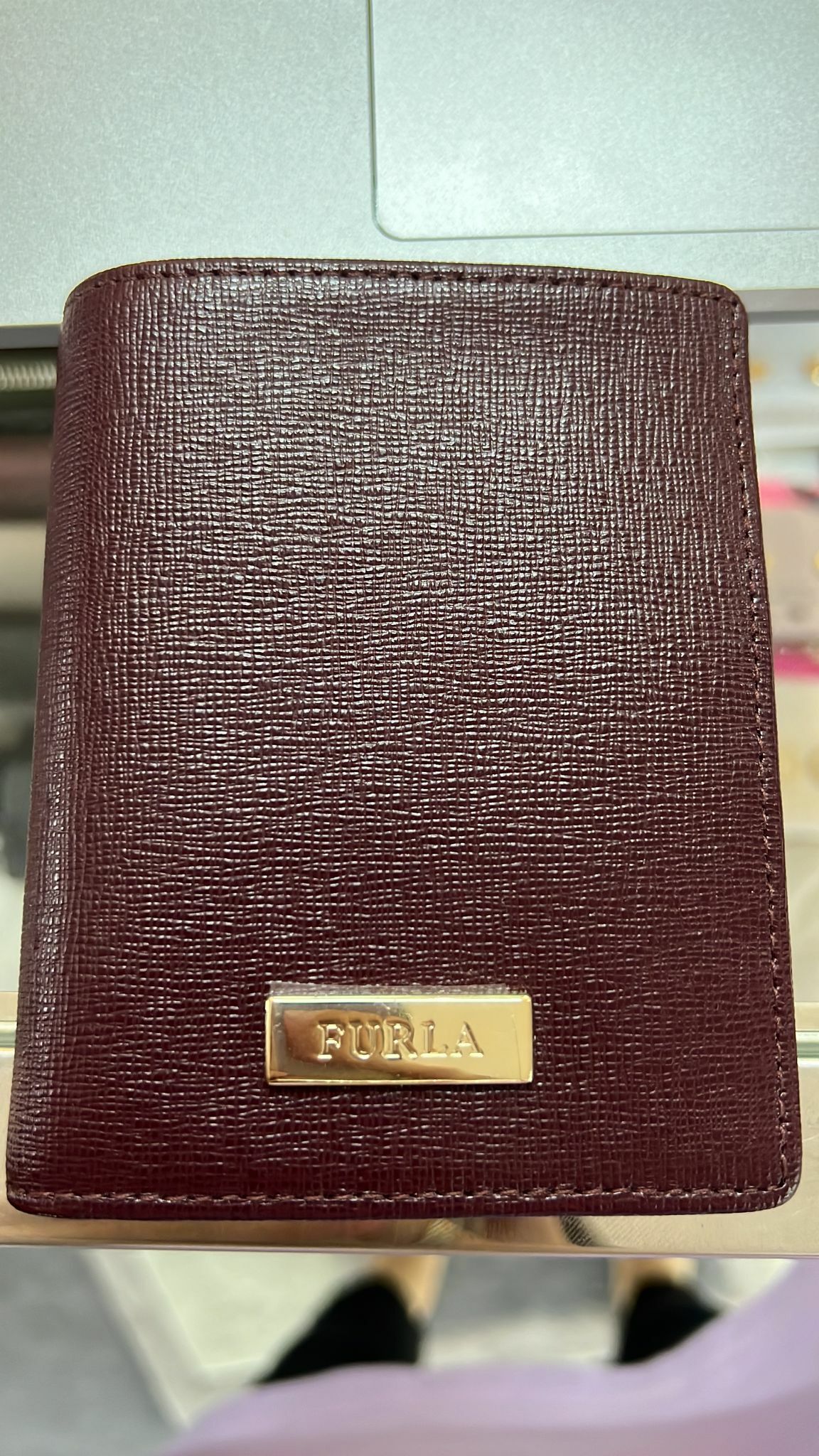 [S] FURLA PCB9CL0 SMALL LEATHER WALLET, BURGUNDY, 8050560883362 (F995)