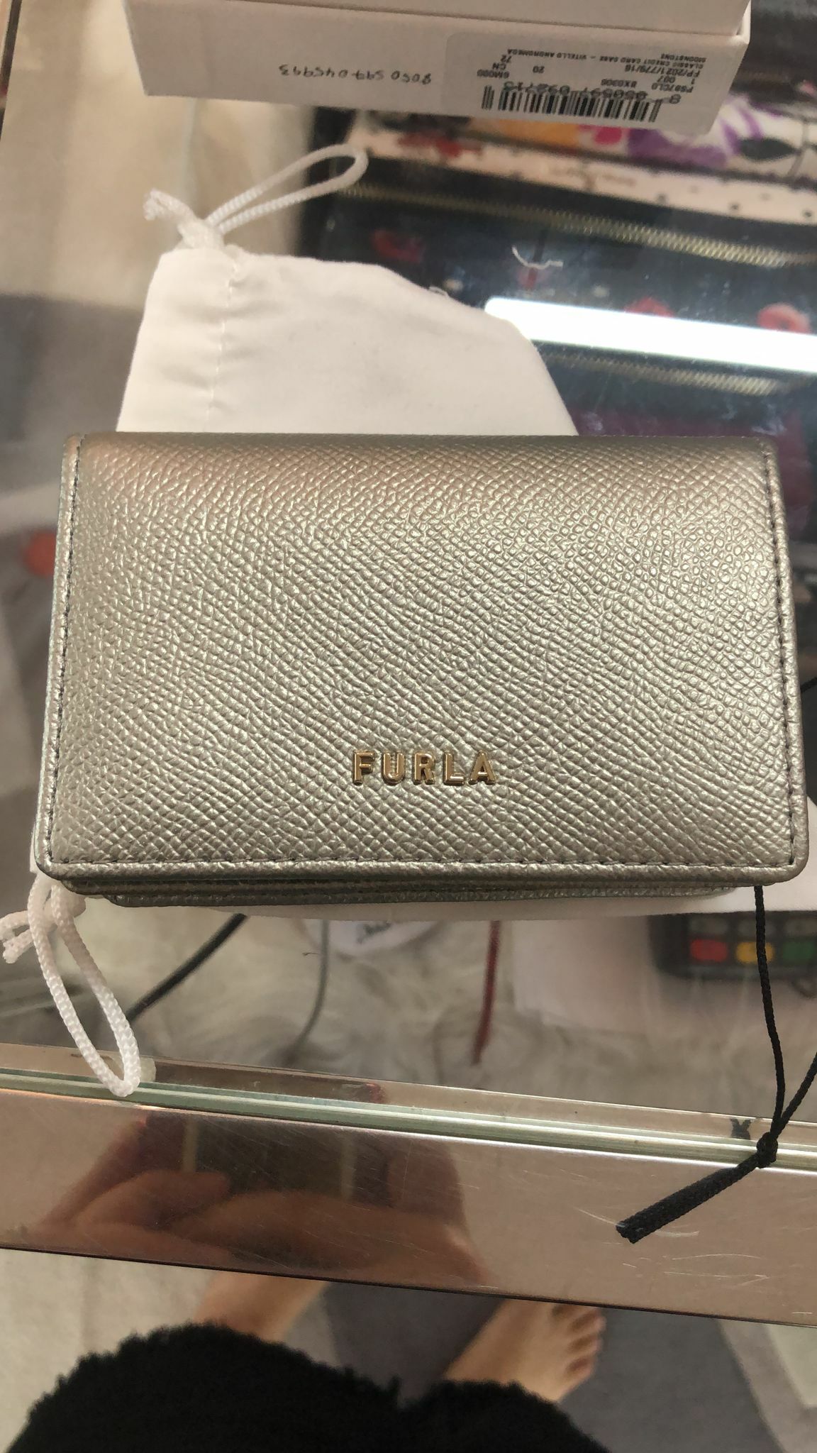 [S] FURLA WALLET,COLOR SILVER, 8050597045993 (F443)