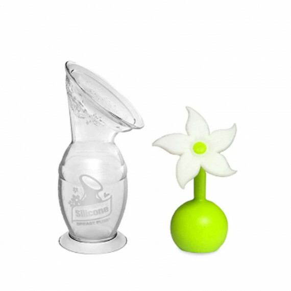 Haakaa (紐西蘭) 矽膠吸奶器連花花塞禮盒裝 (150ml)