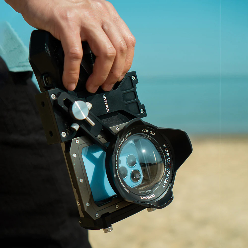 ▲DIVEVOLK SeaTouch防水殼專用 廣角鏡