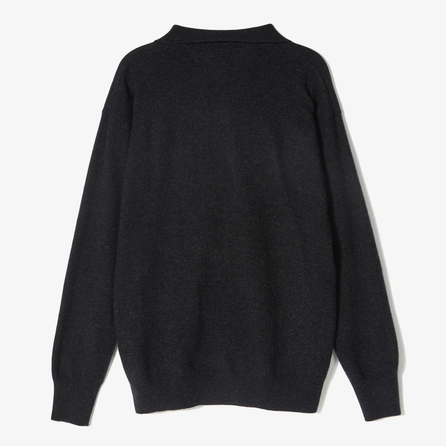 THE NORTH FACE CASHMERE POLO衫 SWEATER 長袖 黑 NT7QN50A