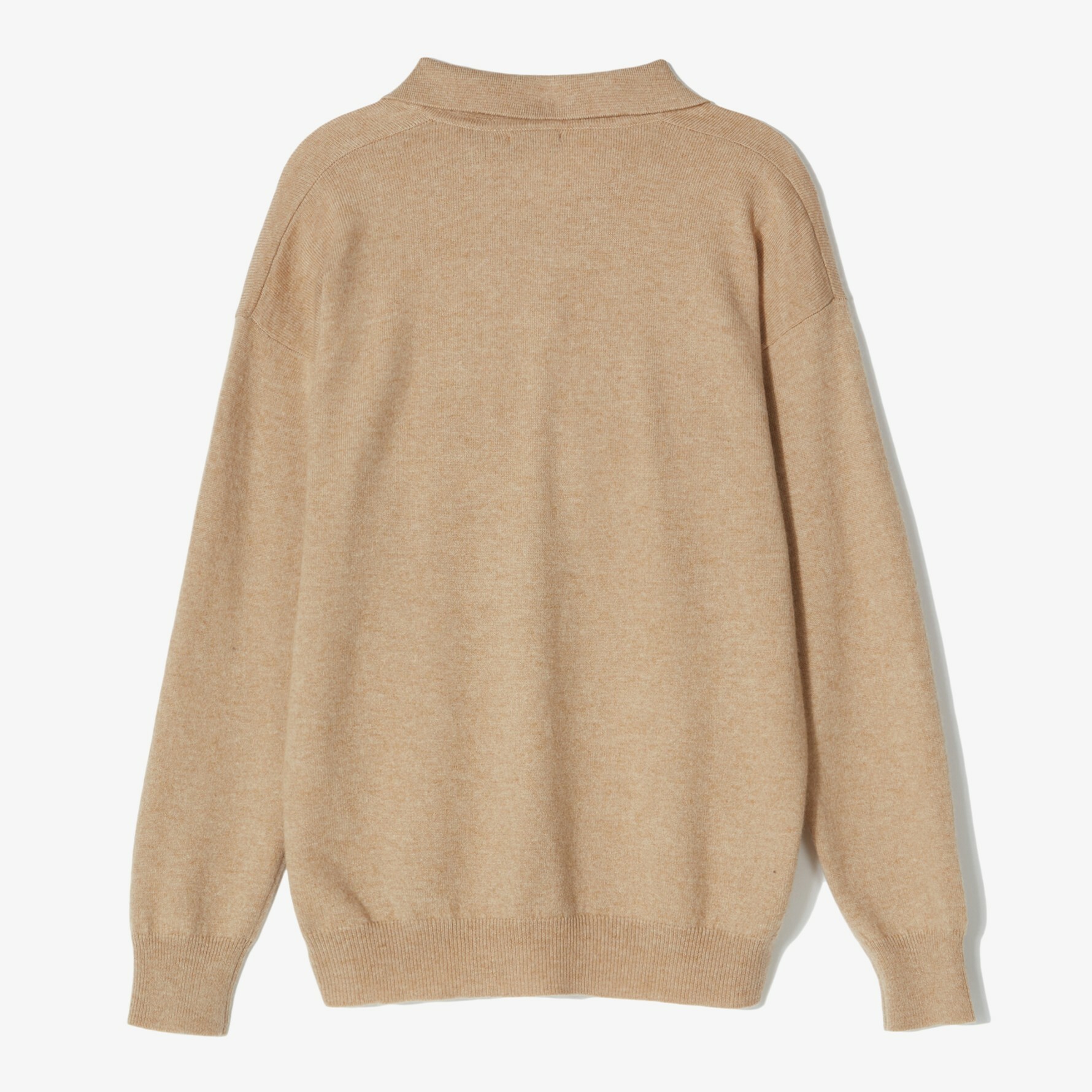 THE NORTH FACE CASHMERE POLO衫 SWEATER 長袖 米色 NT7QN50B