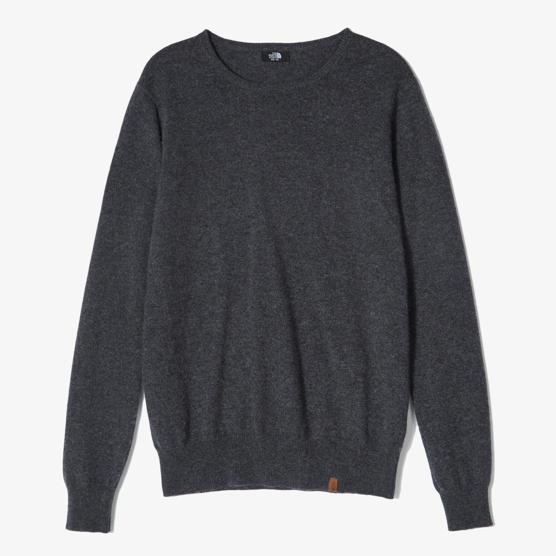 THE NORTH FACE CASHMERE SWEATER SWEATER 長袖 灰黑色 NT7AN50A