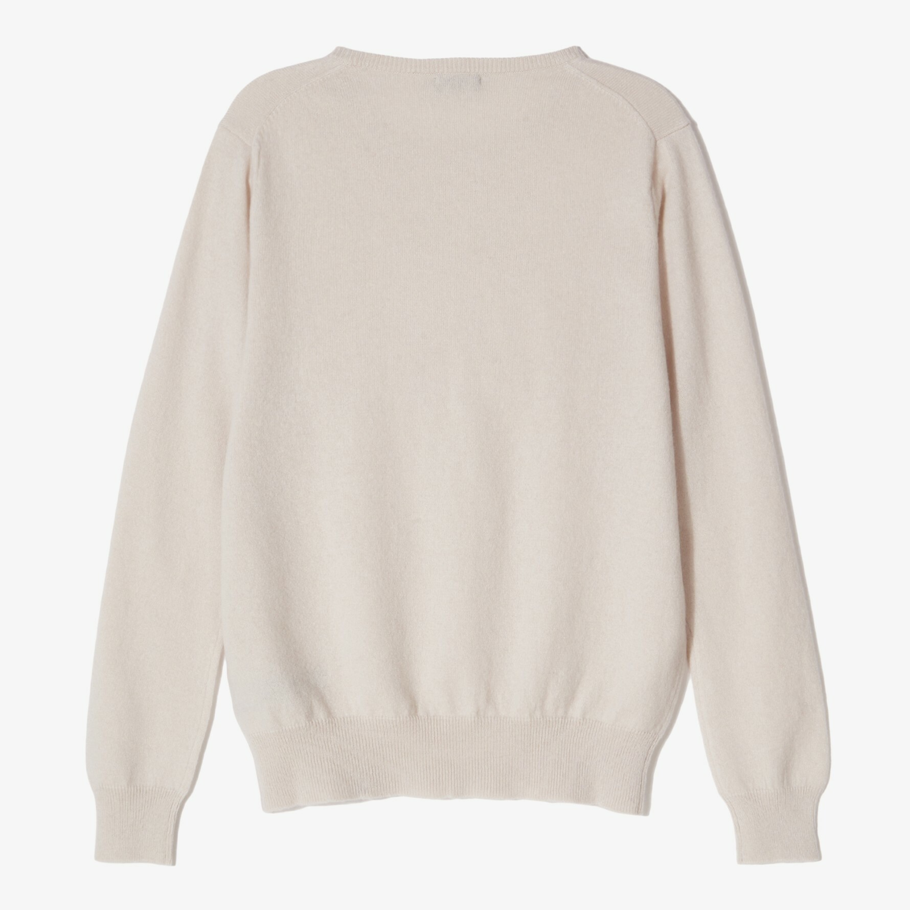 THE NORTH FACE CASHMERE SWEATER SWEATER 長袖 米白色 NT7AN50B
