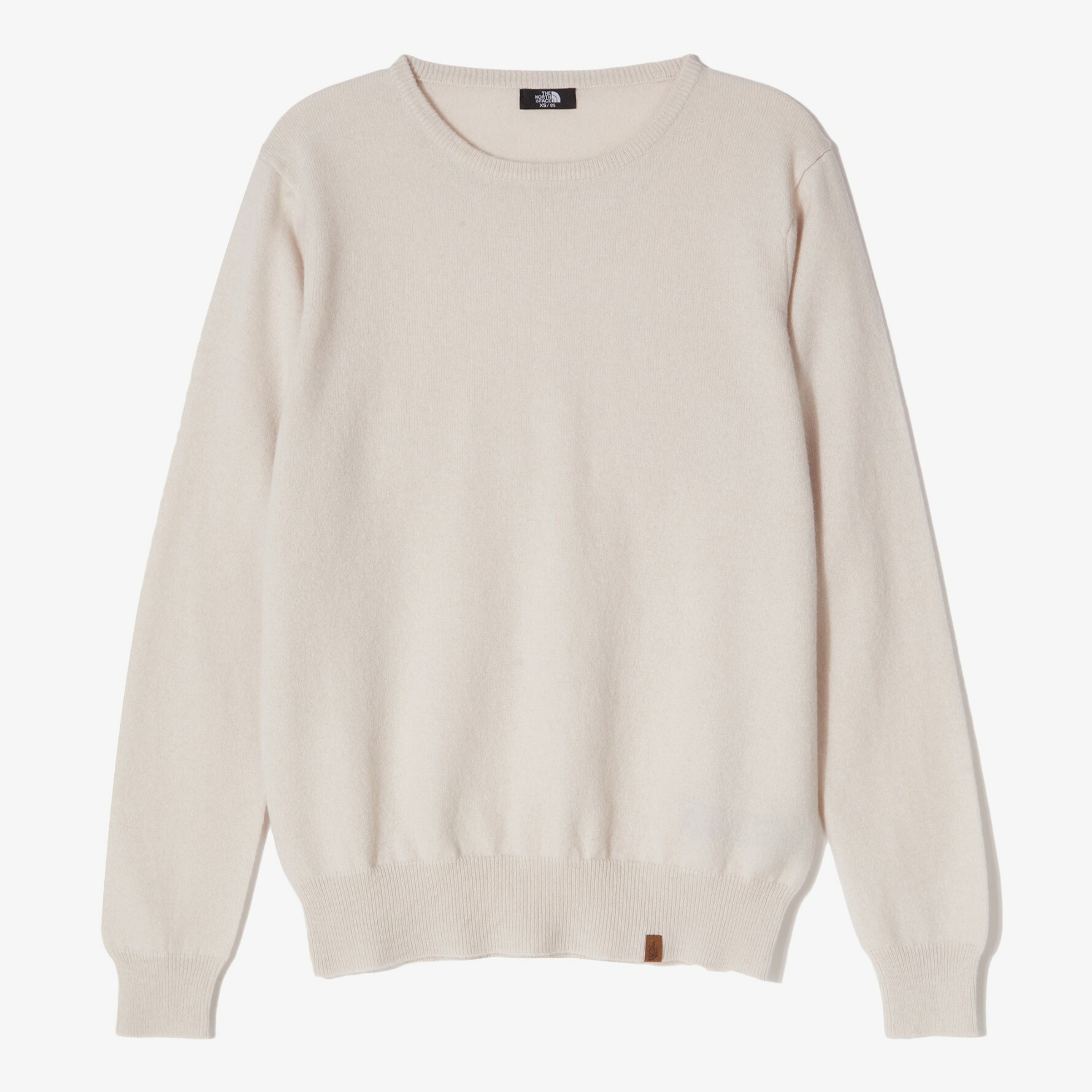 THE NORTH FACE CASHMERE SWEATER SWEATER 長袖 米白色 NT7AN50B