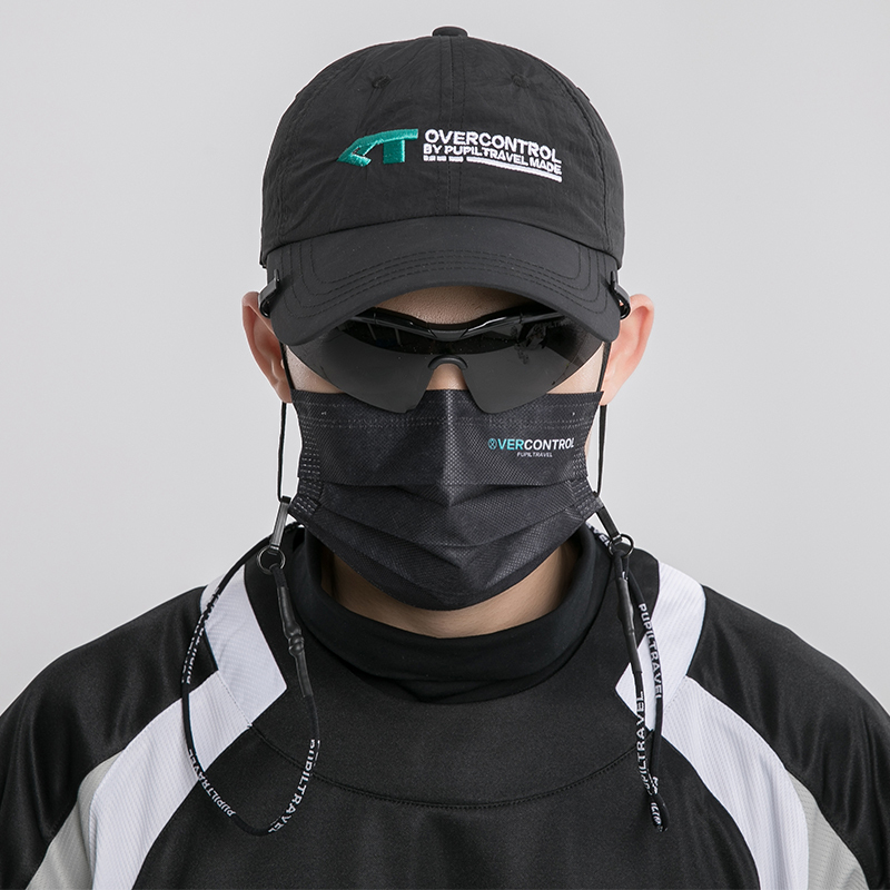 PUPILtravel 22SE 運動速乾透氣YKK黑白眼鏡鴨舌帽