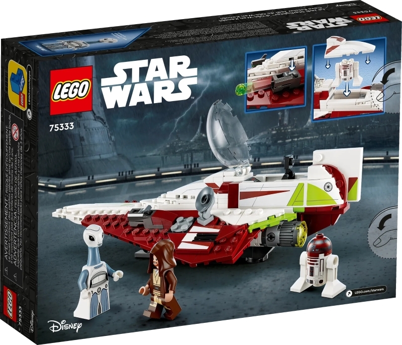 [飛米樂高積木磚賣店] LEGO 75333 Star Wars-歐比王的絕地戰機