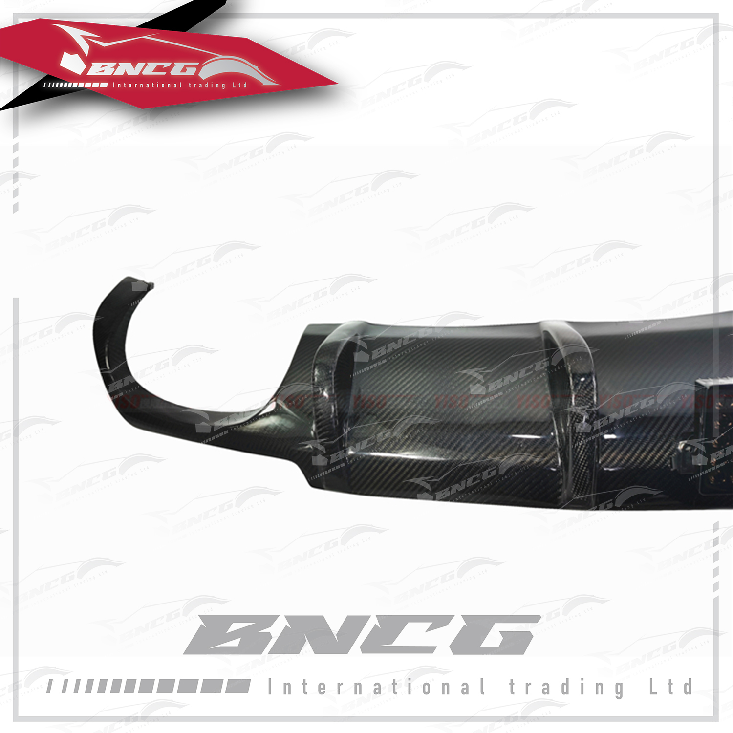 福斯 Volkswagen Scirocco 尚酷 碳纖維 外觀件 空力套件 後下巴 後導流