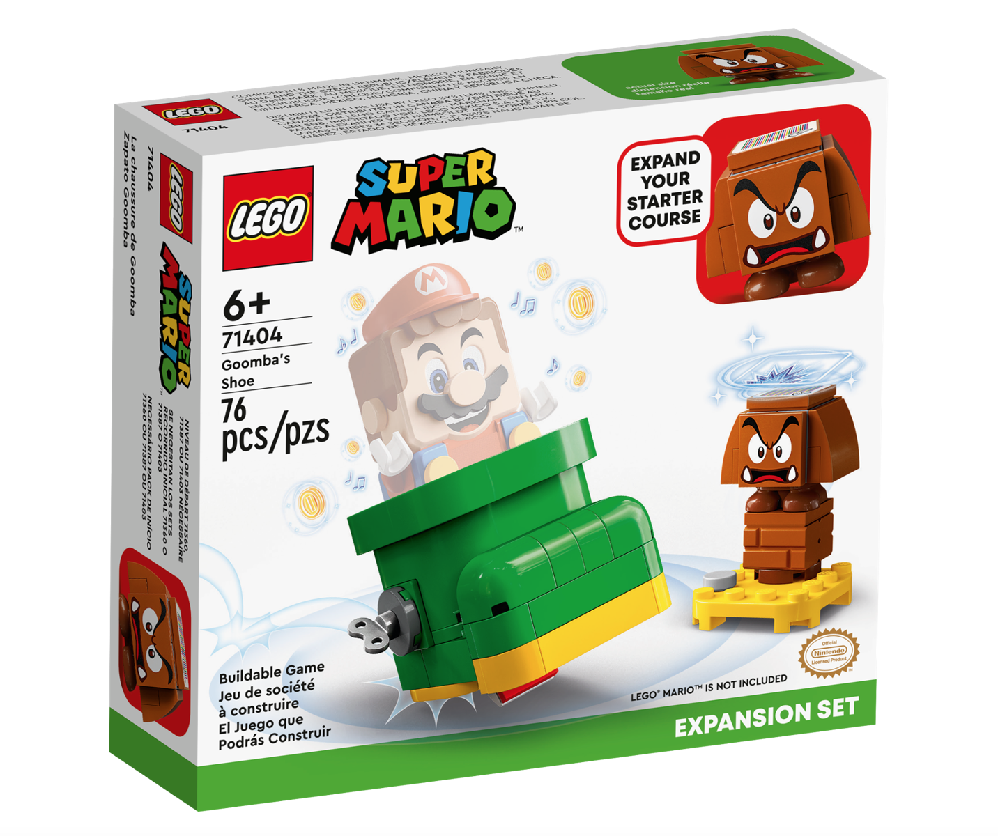 [飛米樂高積木磚賣店] LEGO 71404 Mario-栗寶寶的鞋子