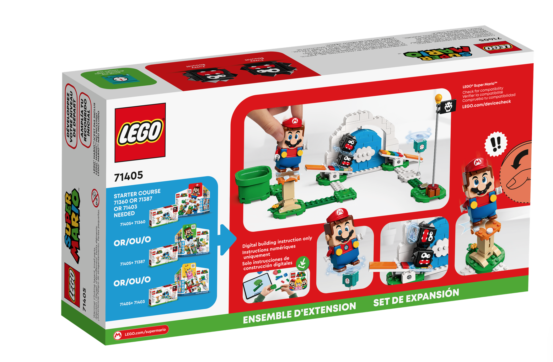 [飛米樂高積木磚賣店] LEGO 71405 Mario-翻轉刺毛怪