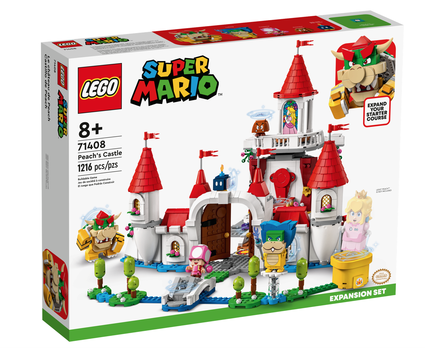 [飛米樂高積木磚賣店] LEGO 71408 Mario-碧姬公主城堡