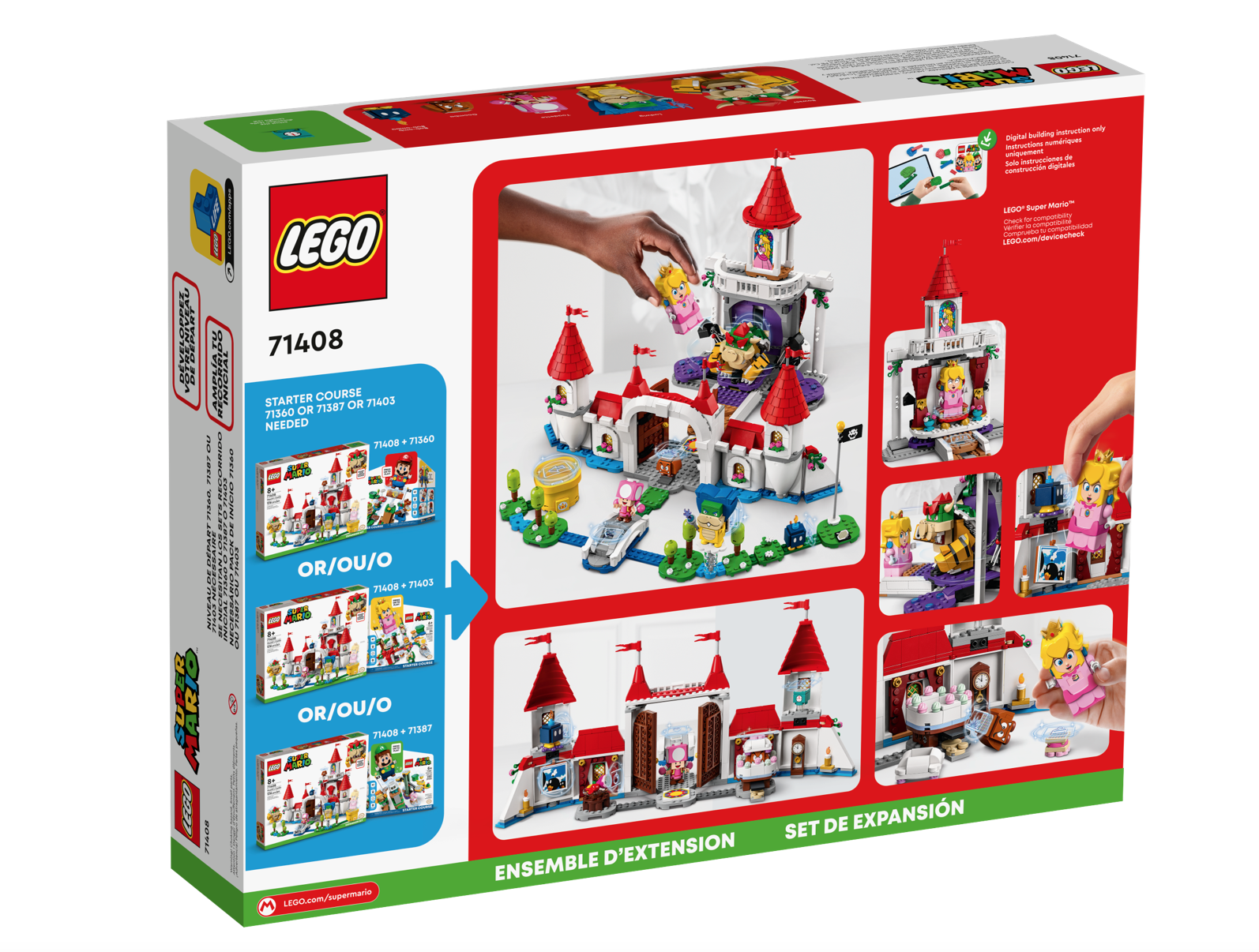 [飛米樂高積木磚賣店] LEGO 71408 Mario-碧姬公主城堡