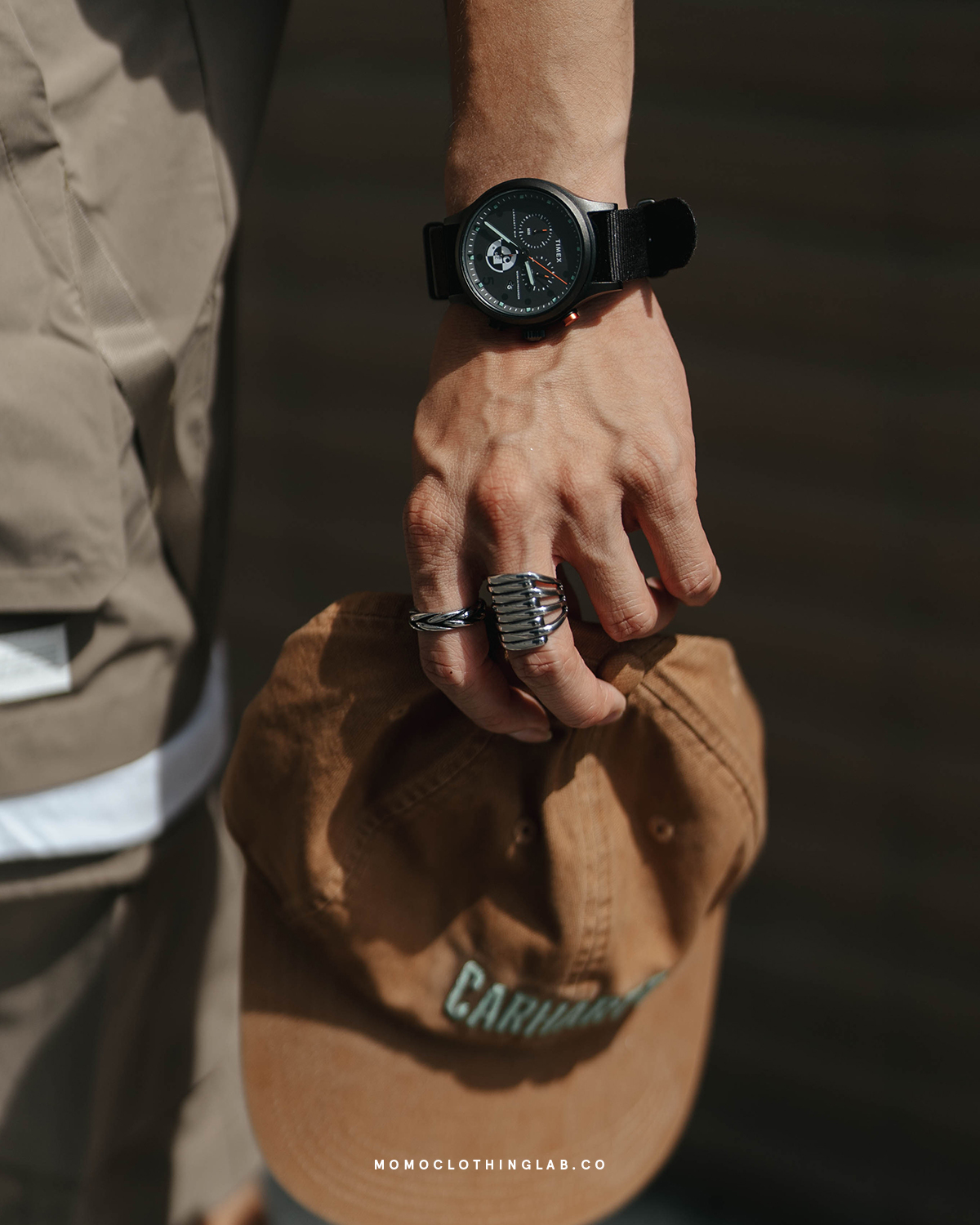 #現貨 (ACCR531) 鋼戒 層次多槓寬面戒