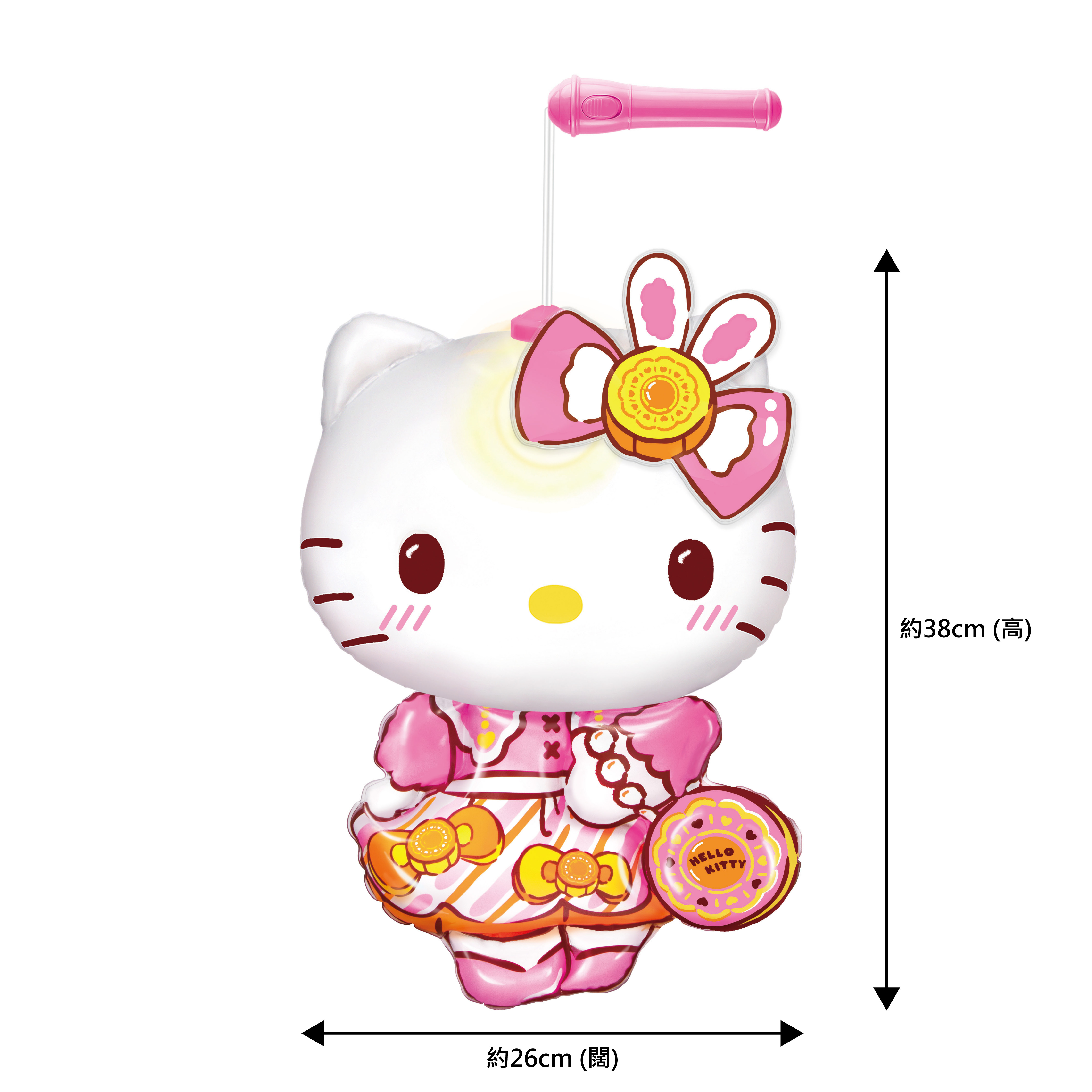 Hello Kitty禮服造型有聲吹氣燈籠