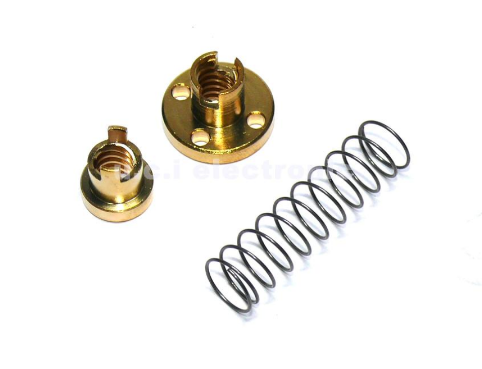 【UCI電子】(二Q-2) 3D印表機 T8 回差 間隙 消除用 純銅 螺母