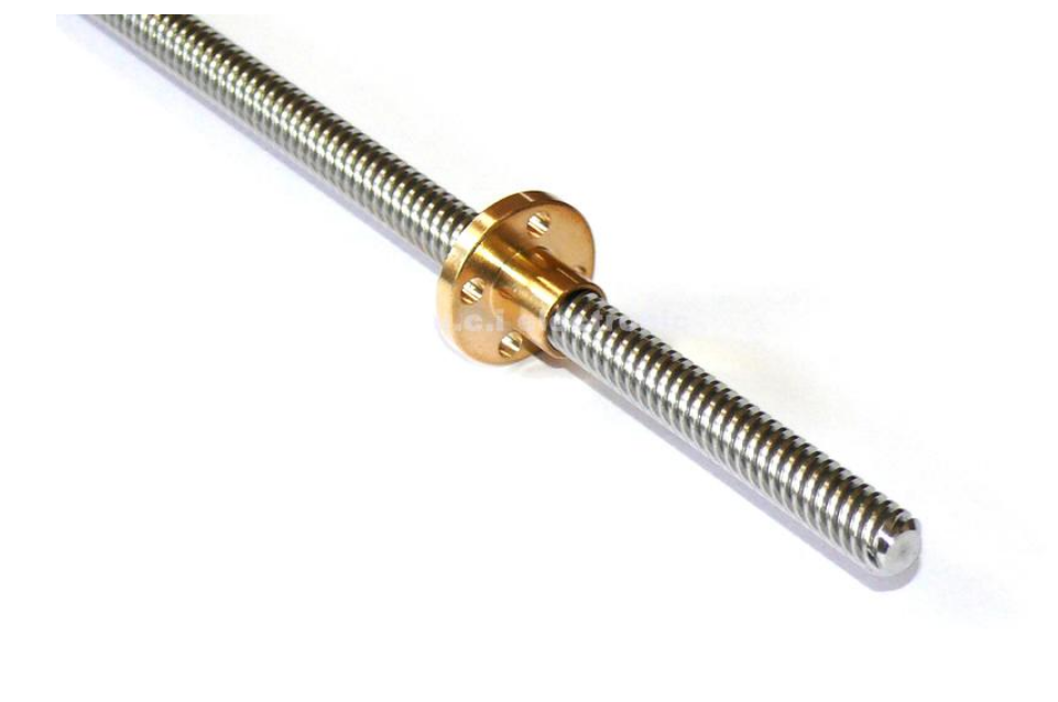 【UCI電子】(二Q-2) T8 T型 螺桿 +銅套 T型螺桿 300mm/400mm