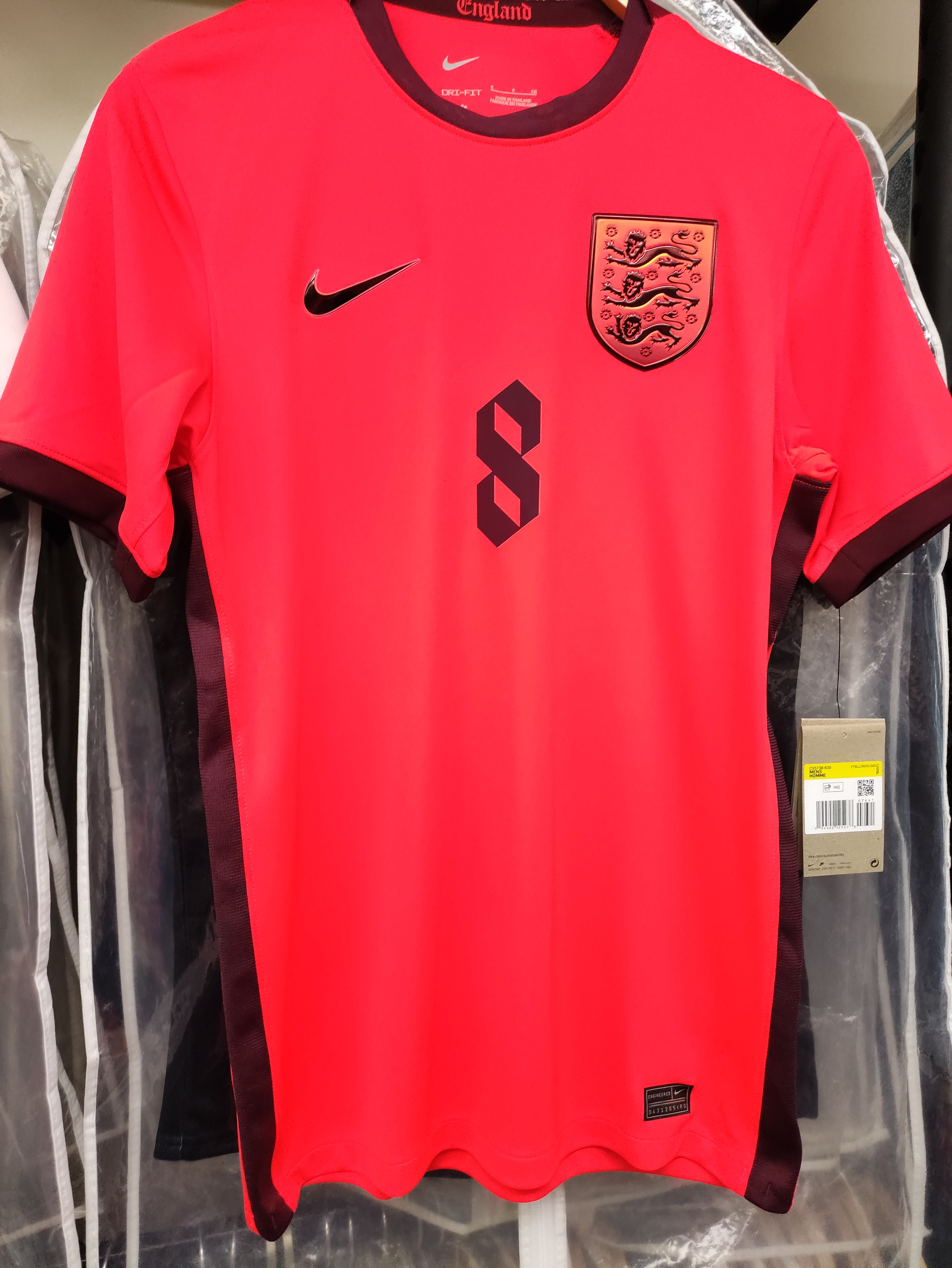 2022英格蘭女子國家隊作客球迷版球衣