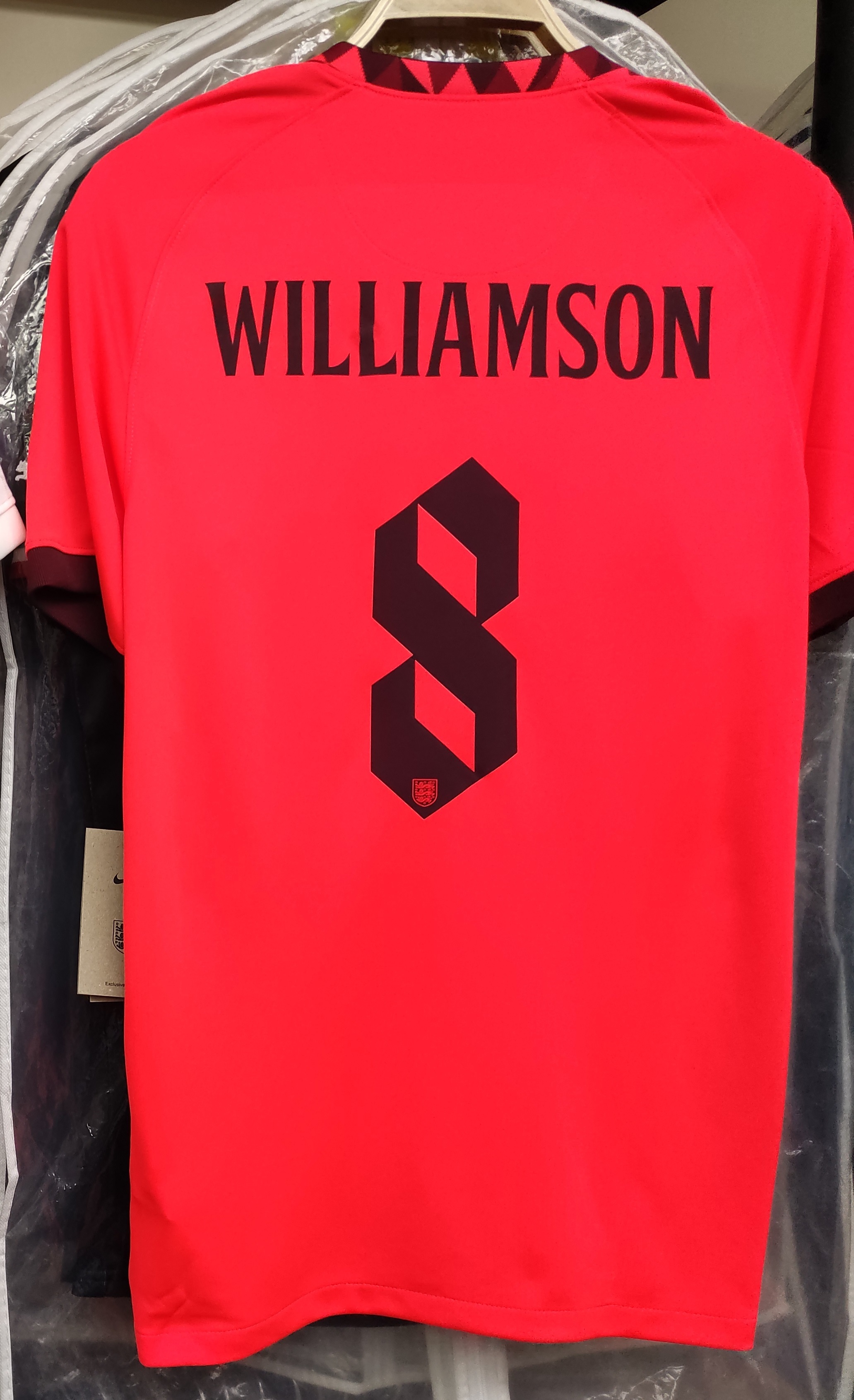 2022英格蘭女子國家隊作客球迷版球衣