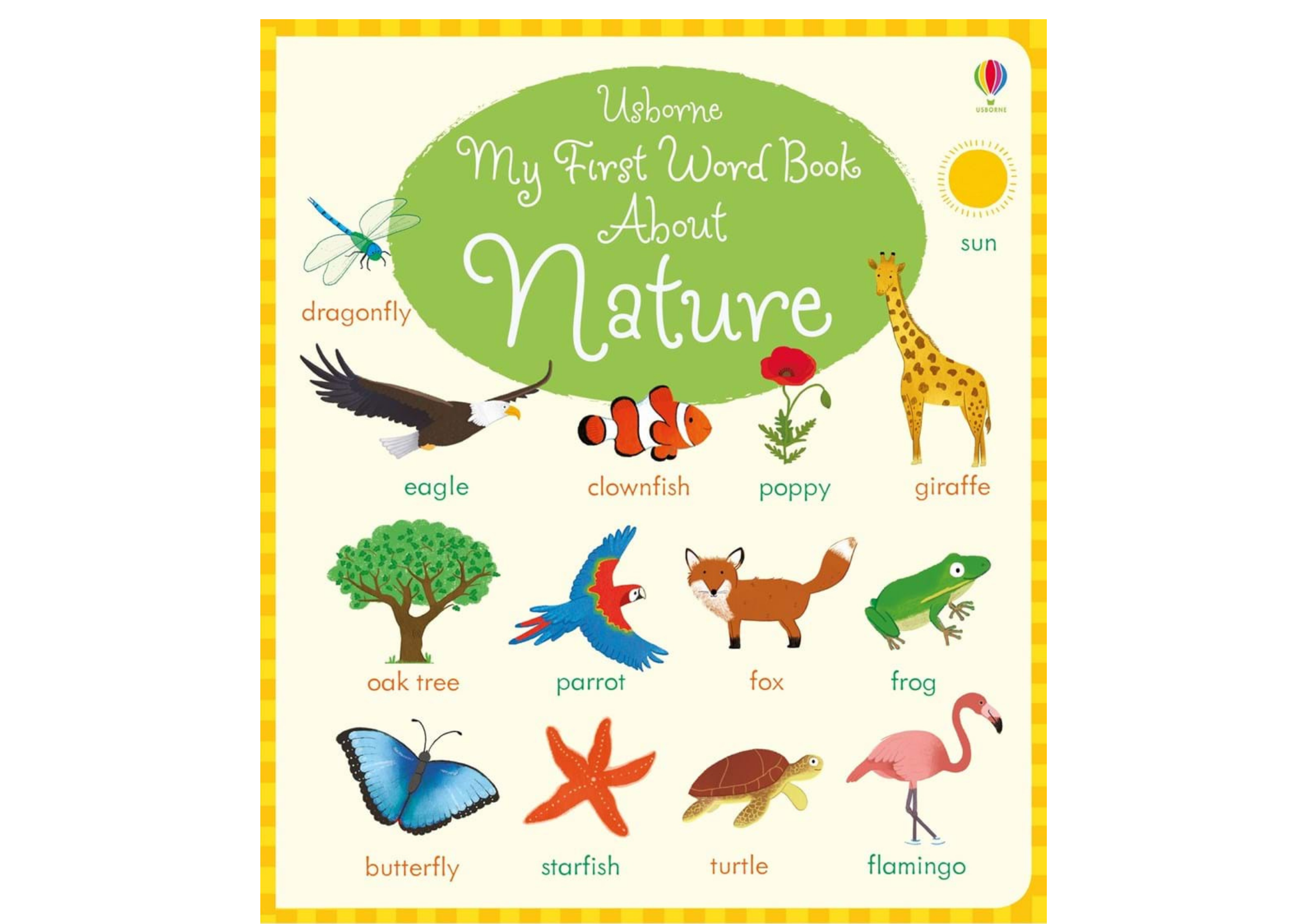 Usborne> My First Word Book About Nature 硬頁書英文單字英...