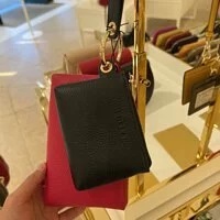 [S] FURLA WE00230-BX0305- LUNA COIN PURSE,NERO+SHOCK g, 8050597135342 (SF67)
