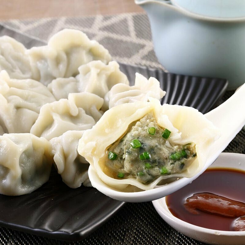 台灣蔥阿伯韭菜豬肉手工水餃 720g