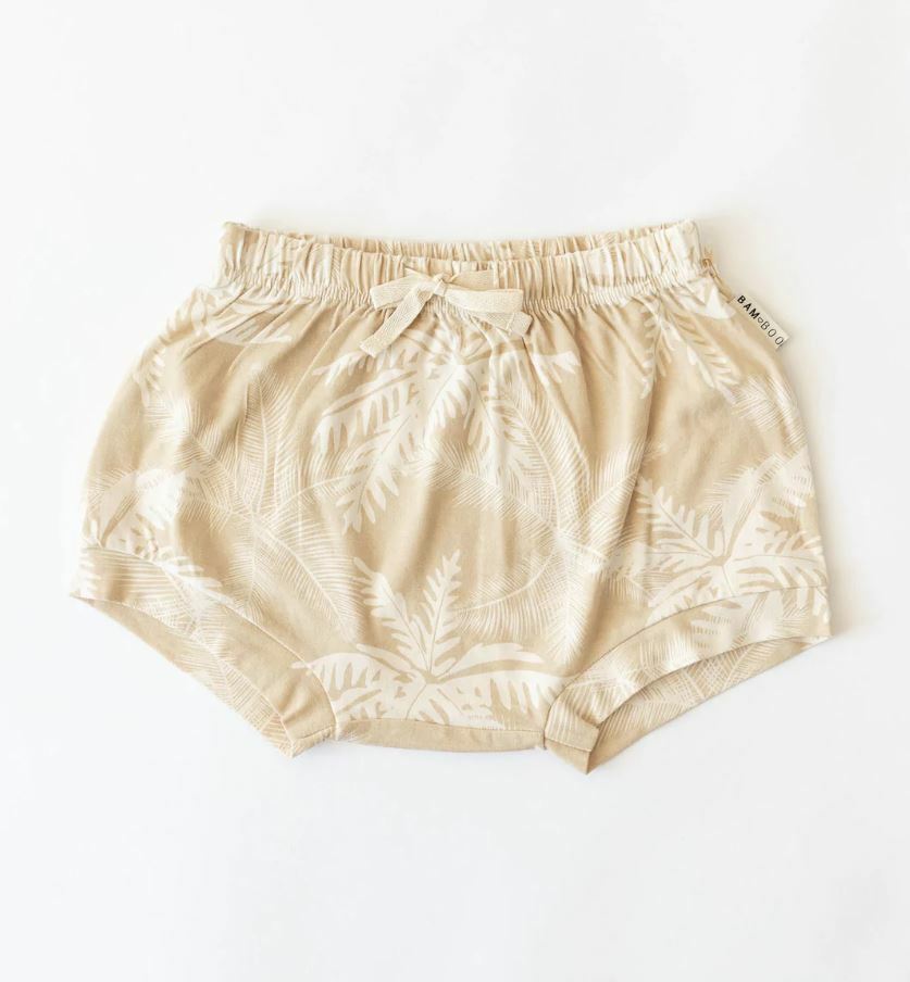 BAM LOVES BOO 竹纖維印花短褲 Milky Palm Shorties 棕梠樹