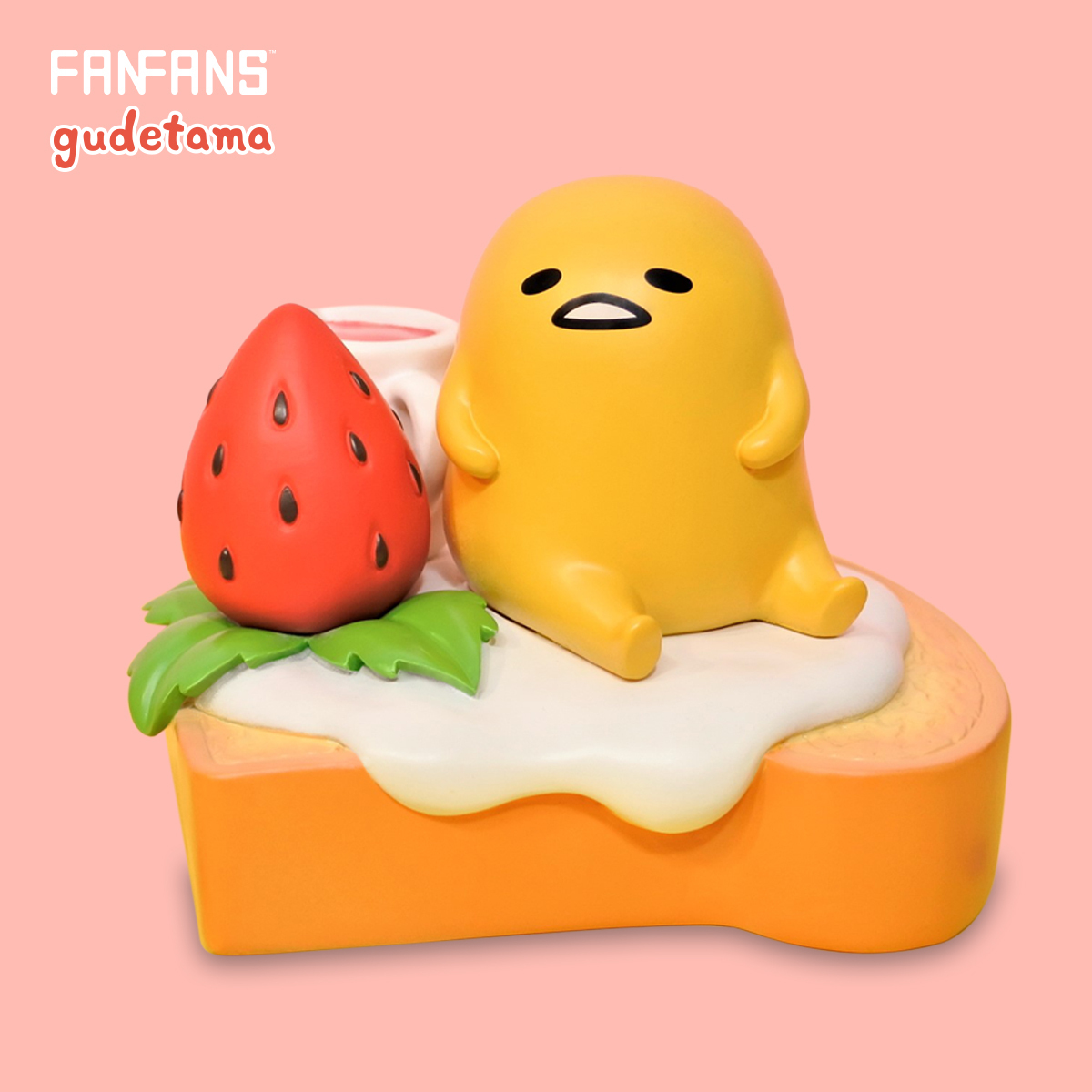 蛋黃哥-gudetama公仔－草莓生吐司款（全台限量300組）