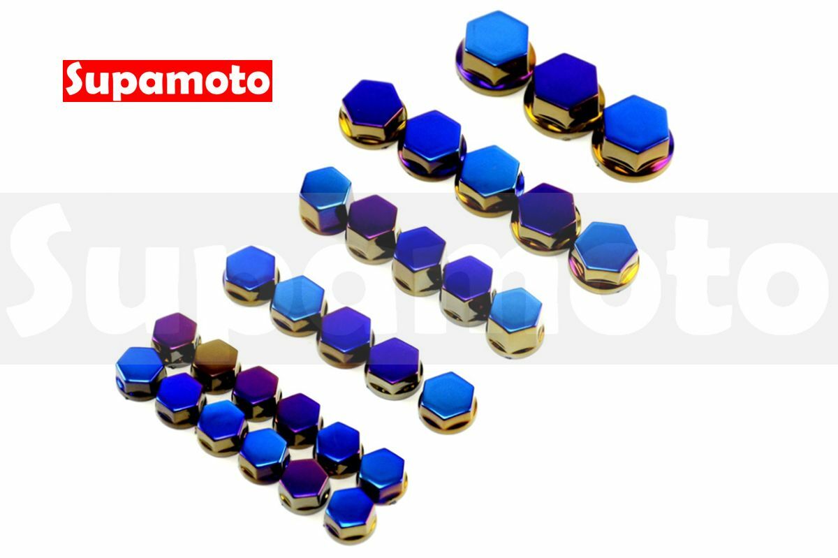 -Supamoto- 彩鈦 螺絲蓋 裝飾 螺絲 彩色 六角 螺絲蓋 燒鈦 正鈦 鈦合金 鋁合金