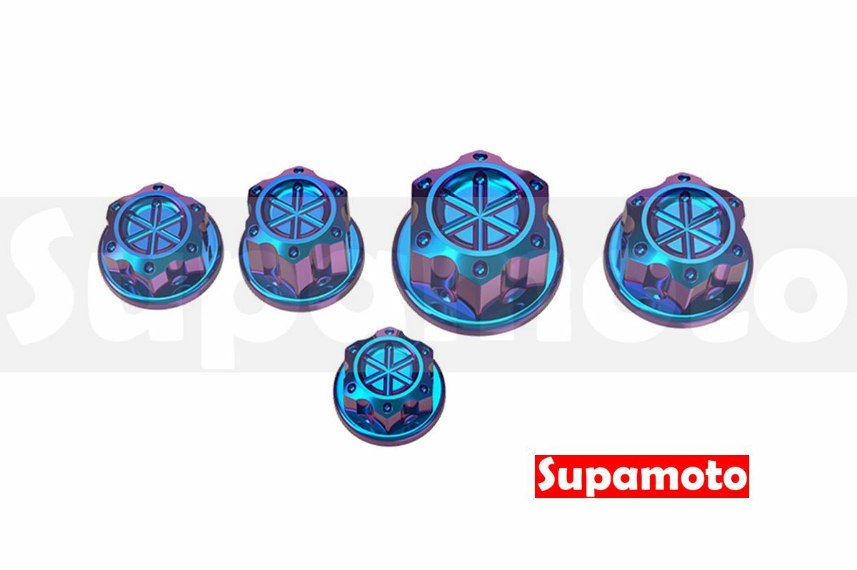 -Supamoto- 彩鈦 米字 螺絲蓋 裝飾 螺絲 彩色 六角 螺絲蓋 燒鈦 正鈦 鈦合金 鋁合金