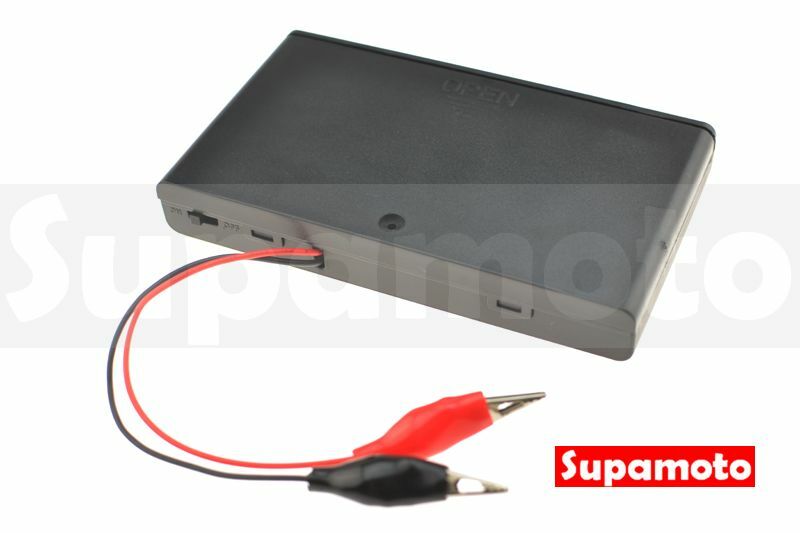 -Supamoto- 12V 電池盒 3號電池 AA電池 8顆 行動電源 燈條 乾電池 LED 測試 隨身 電池座