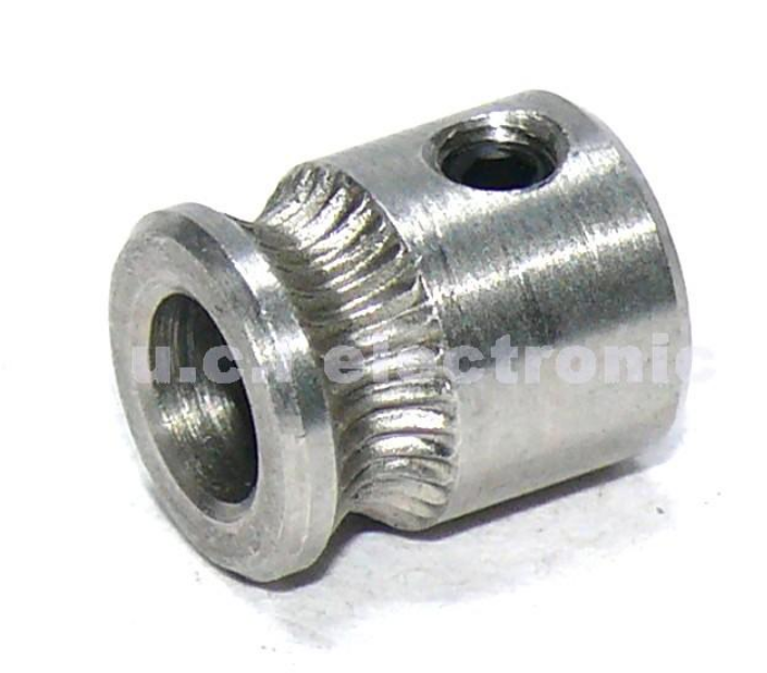 【UCI電子】(C-5-15) 3D印表機擠出輪 MK8 送料輪 送絲輪 Makerbot MK8凹形齒輪壓線輪