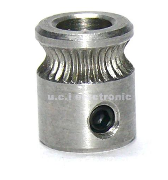 【UCI電子】(C-5-15) 3D印表機擠出輪 MK8 送料輪 送絲輪 Makerbot MK8凹形齒輪壓線輪