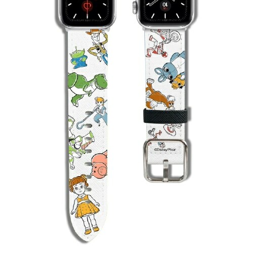 Disney-Apple Watch Band-Leather Series-White Toy Story