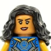 Lego 23187 Hair Female Mid-Length Wavy