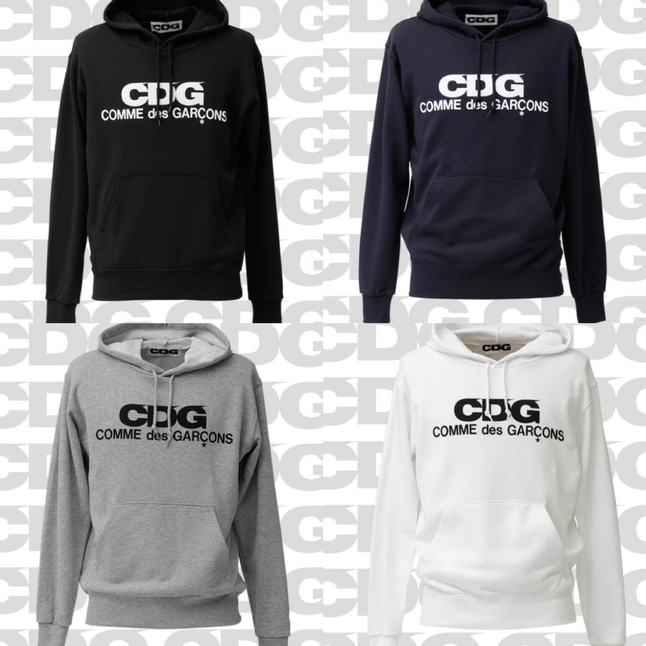 Comme des Garçons CDG 經典款 字體Logo帽T