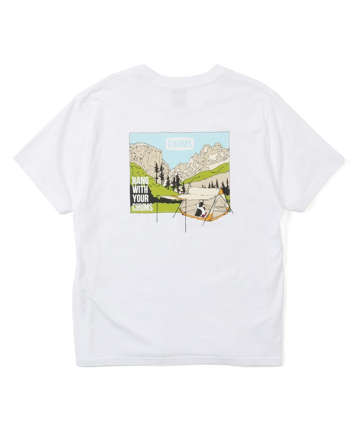 Chums Mountain Logo 純綿 T-shirt CH01-1967 (前後Logo)