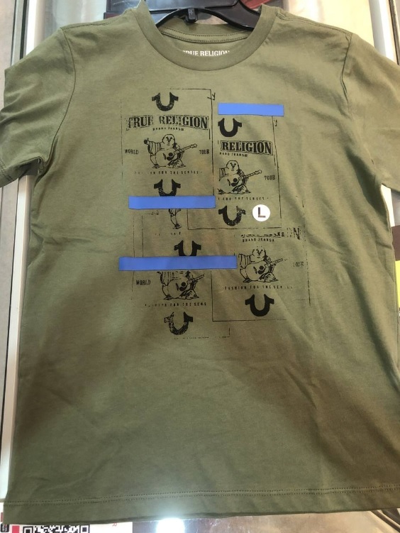 [S] TRUE RELIGION BUDDHA SS CREW NECK TEE,OLIVINE, 300035-OLIVINE,[FINAL SALE] (STR53)