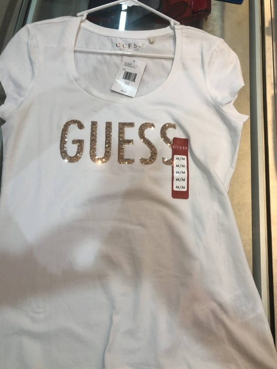 [S] GUESS TEREZ EMBROIDERY TEE,WHITE, Q0OI24R00R3-G011 (SGU88)