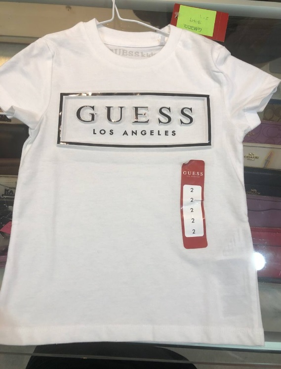 [S] GUESS COLT EMBOSSED TEE,WHITE, N1GIA1K5M20-TWHT [FINAL SALE] (SGU91)