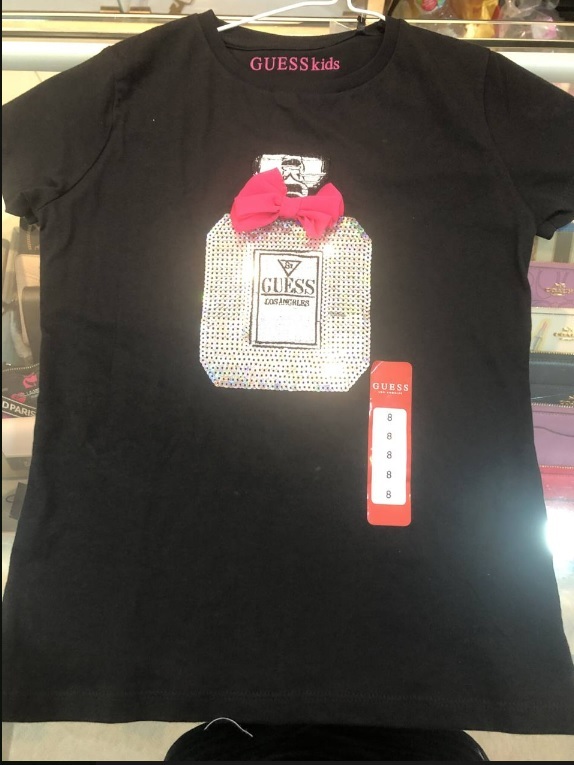 [S] GUESS TAYLOR PERFUME LOGO,JET BLACK, J1VIB5K5M20-JBLK [FINAL SALE] (SGU92)