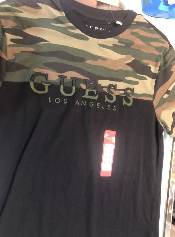 [S] GUESS DAVION LOGO CREW,CAMO, X1OI08RAK90-CAMO (SGU94)